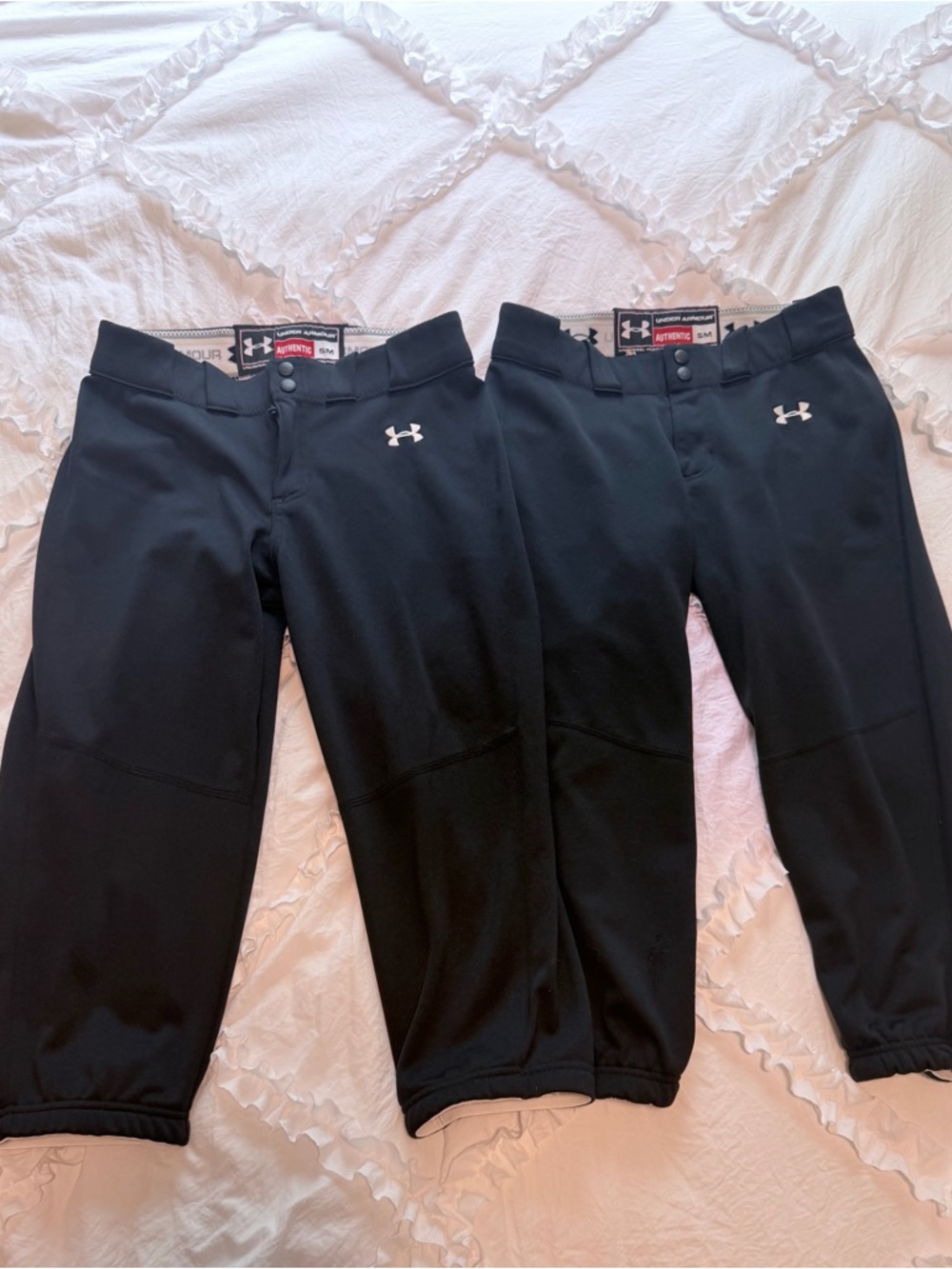Under Armour Black Youth Baseball Pants - Pair